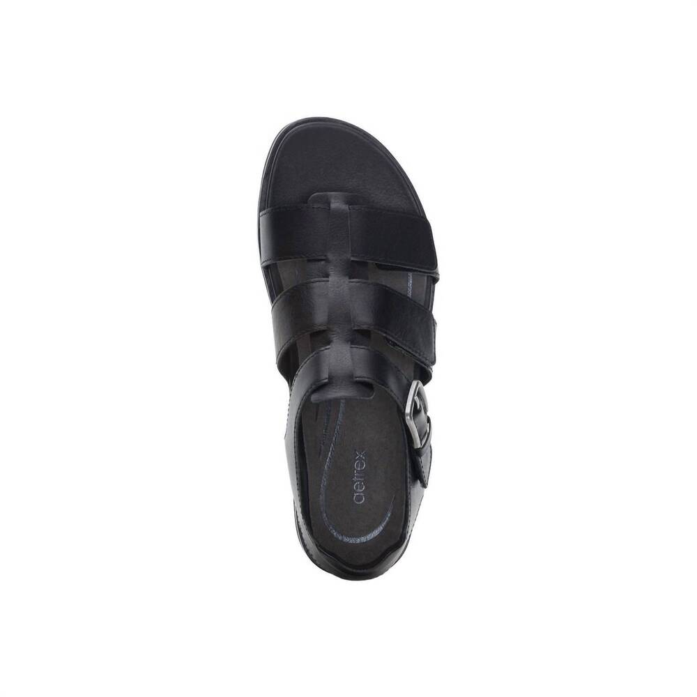 NEW AETREX women's romy sandals in black - Picture 5 of 5
